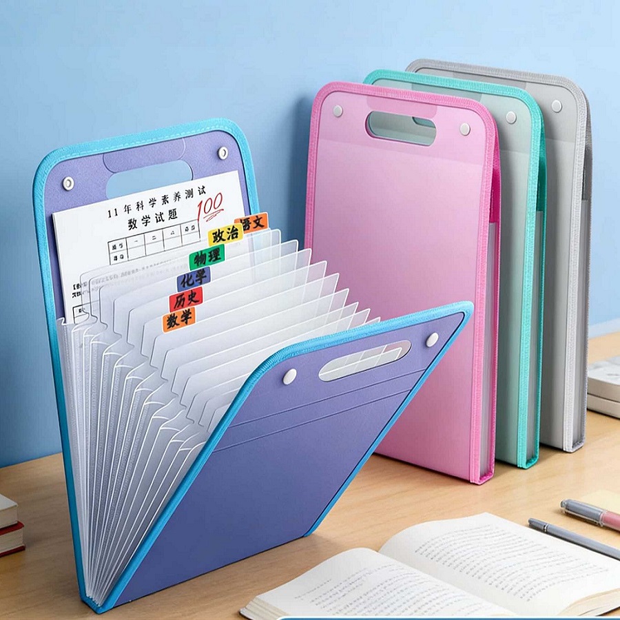 Document Organizer Folder - 13 레이어 A4 확장 파일 폴더