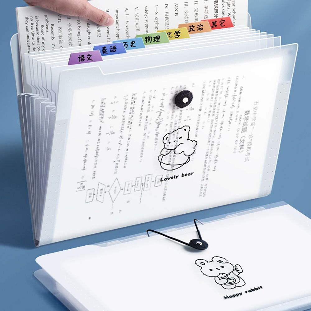 Document Organizer Folder - 만화 방수 대용량 파일 폴더, 파일