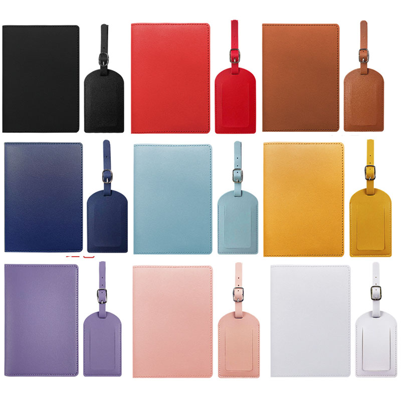 Travel Accessories Gear - 여행 PU 여권 커버 수하물 태그