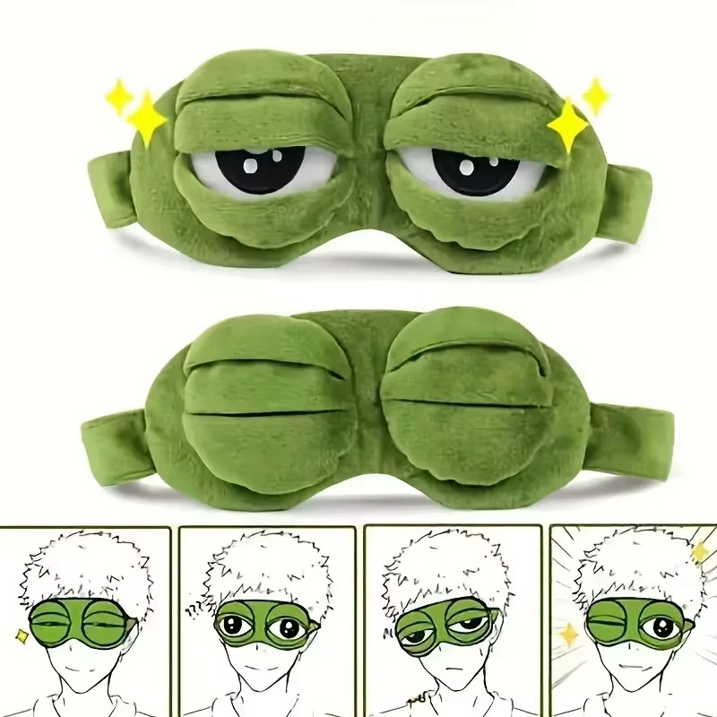 Travel Hair Accessories - 개구리 모양의 안대 파티 게임 재미있는