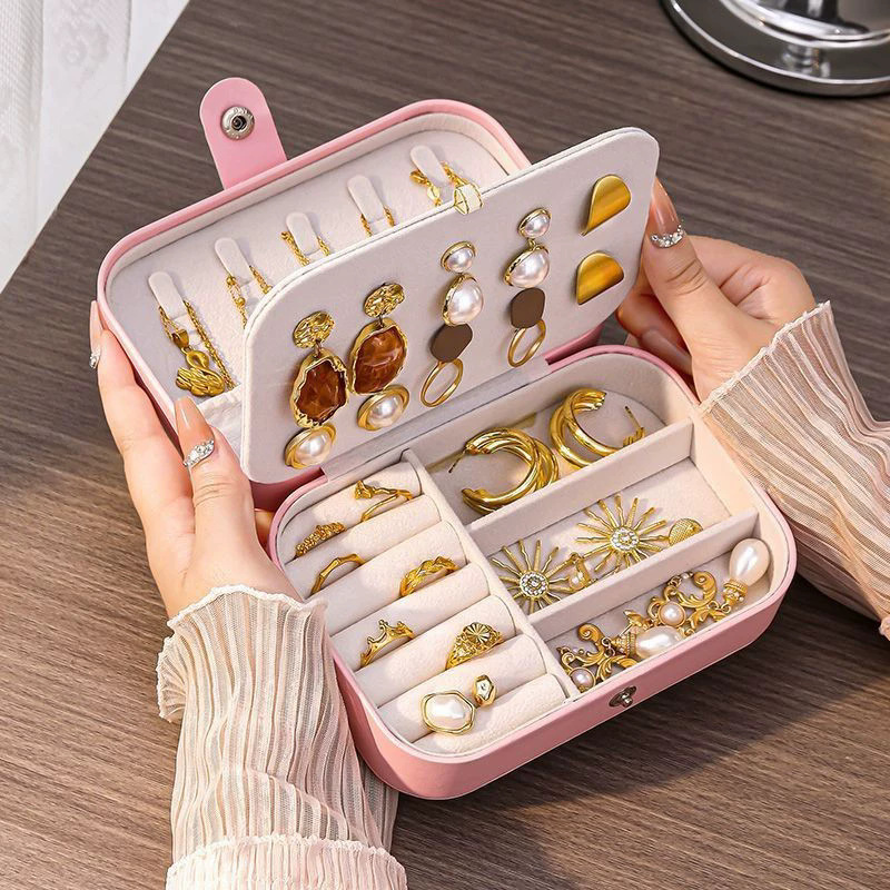 Accessories Travel Jewelry Box - 산화방지 휴대용 미니 보석함 귀걸이 목걸이