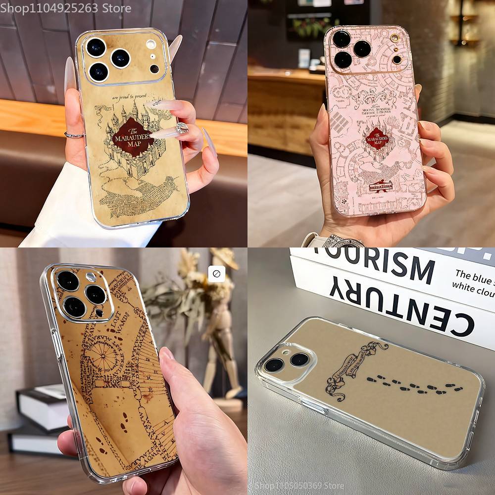 Travel Accessories Iphone - 티켓 더 M-마라우더스 맵 폰 케이스