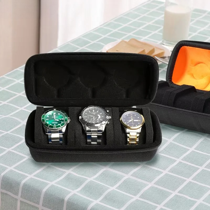 Accessories Travel Jewelry Box - 3개의 슬롯이 있는 시계용 여행용 케이스,