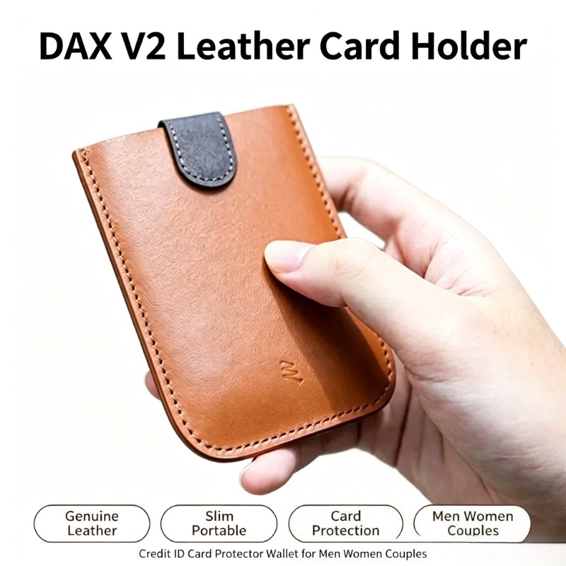 Travel Wallet Slim - DAX V2 그라디언트 가죽 카드 홀더