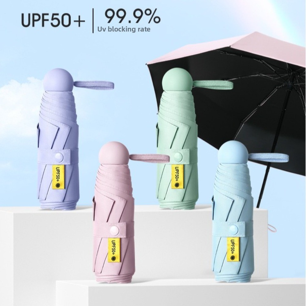 Travel Umbrella Compact - 미니 캡슐 접이식 우산 비닐 박스형