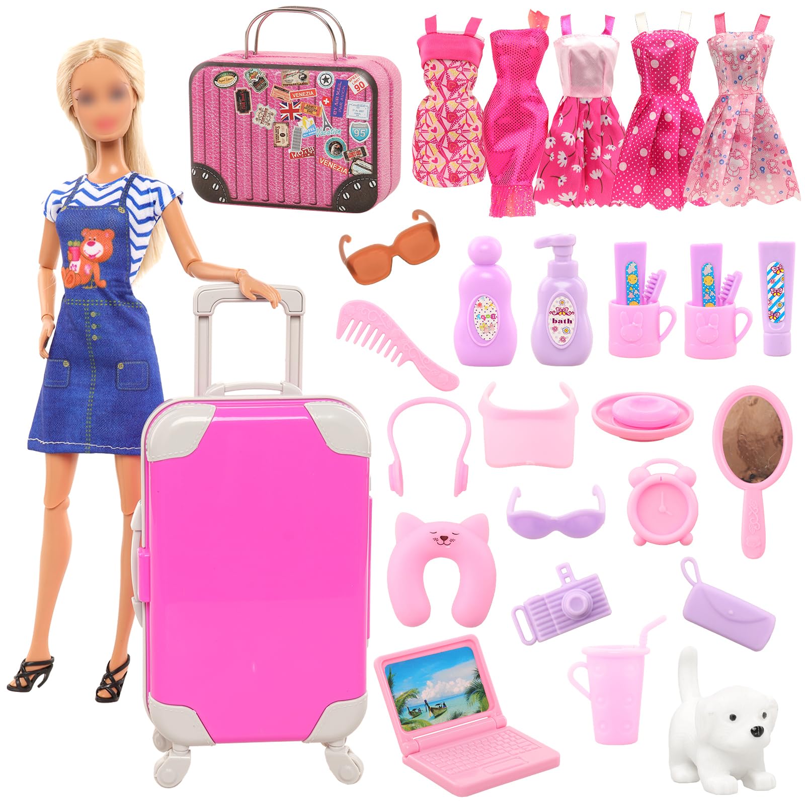 Travel Accessories Kids - BARWA 여아용 인형 의류 및 액세서리