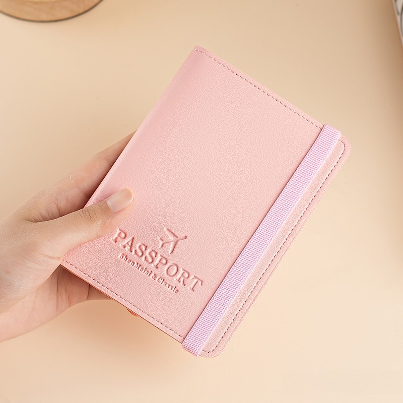 Travel Wallet Slim - PU 가죽 여권 커버, 다기능 여행