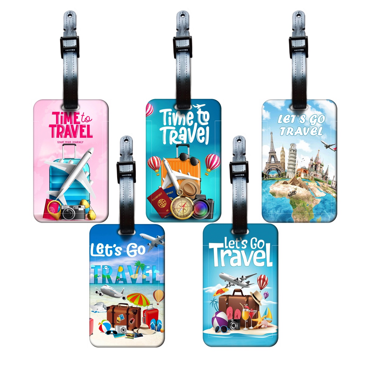 Travel Accessories Kids - 여행 스타일 러기지 태그 남녀 공용