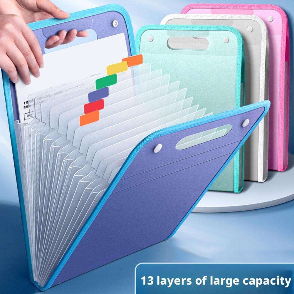 Document Organizer Folder - 13 포켓 파일 폴더 휴대용 A4