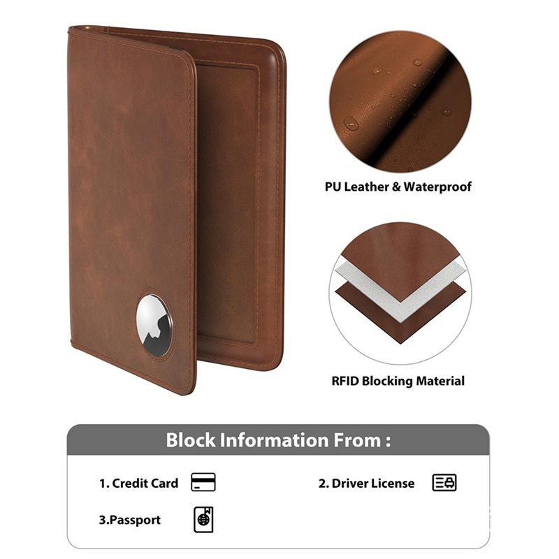 Airtag용 RFID 차단 기능이 있는 ABRT-여권 - Travel Wallet Slim 리뷰 및 가격