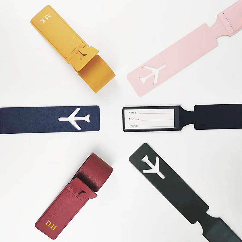 맞춤 회사 로고 긴 수하물 태그 여행 PU 가죽 휴대용 - Travel Accessories Company 리뷰 및 가격