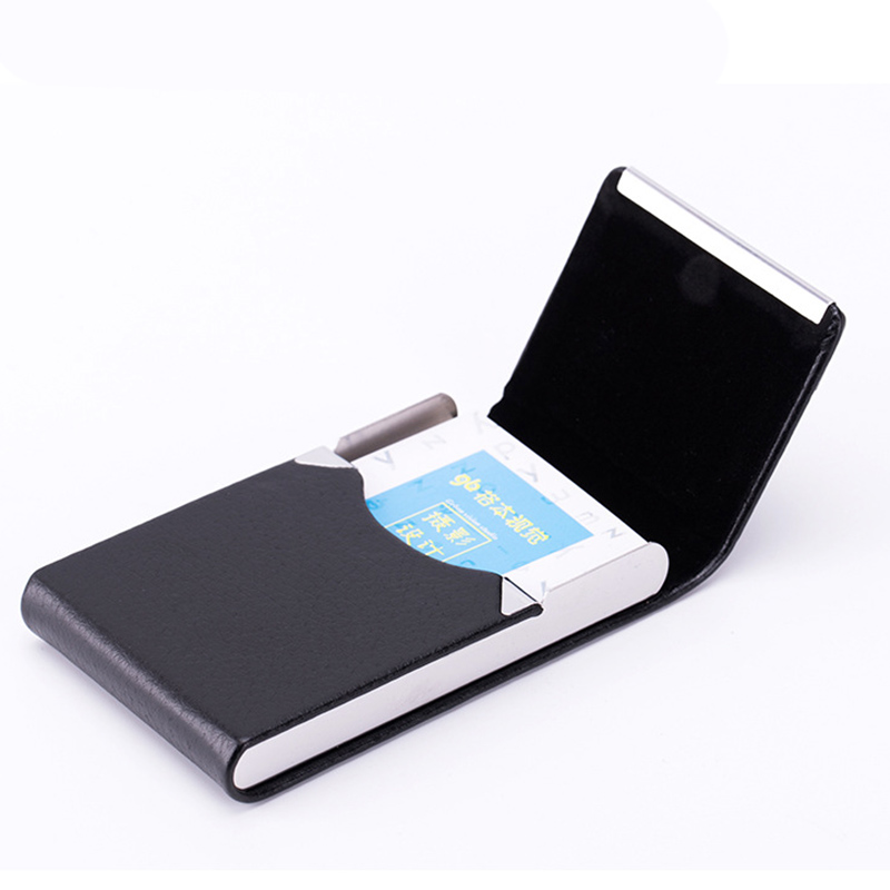 남성용 비즈니스 카드홀더 케이스, 슬림 PU 가죽 금속 - Travel Wallet Slim 리뷰 및 가격
