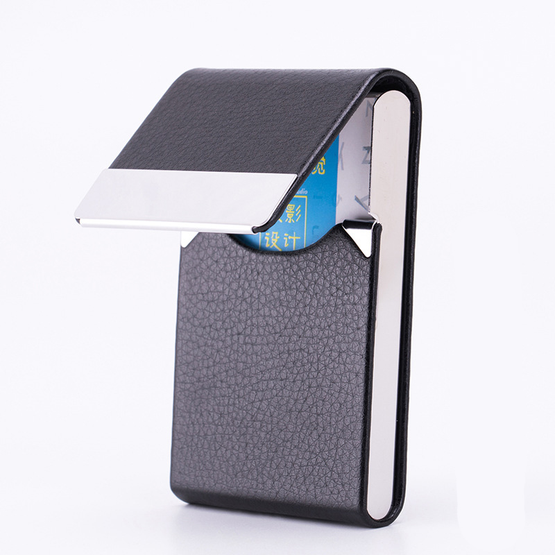 남성용 비즈니스 카드홀더 케이스, 슬림 PU 가죽 금속 - Travel Wallet Slim 리뷰 및 가격