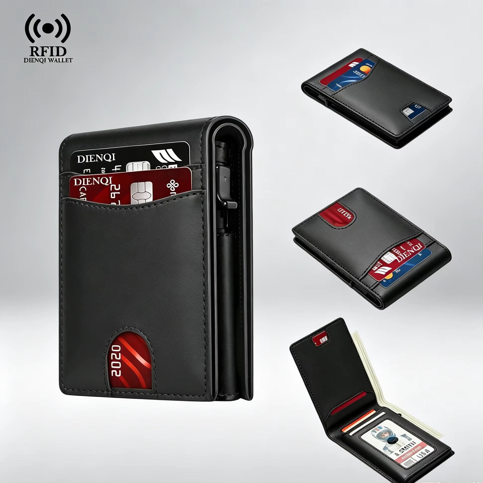 럭셔리 브랜드 비즈니스 신용카드 홀더 포켓 남성 지갑  - Travel Wallet Slim 리뷰 및 가격