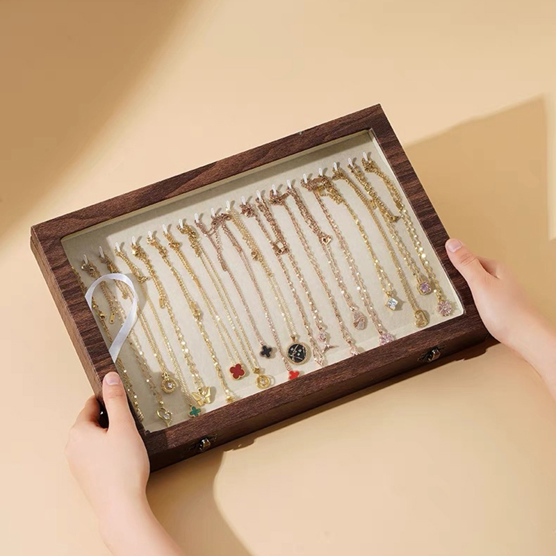 결혼식을위한 나무 보석 상자 엄마 친구 여행 액세서리  - Accessories Travel Jewelry Box 리뷰 및 가격