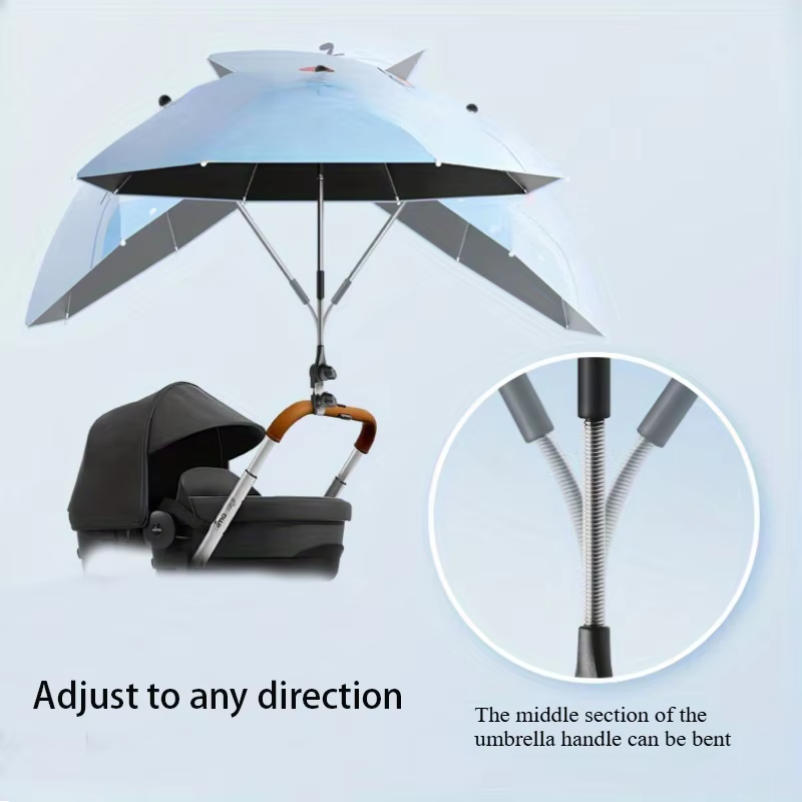유모차 및 애완동물 의자용 클램프 부착형 차량용 외부  - Travel Umbrella Compact 리뷰 및 가격