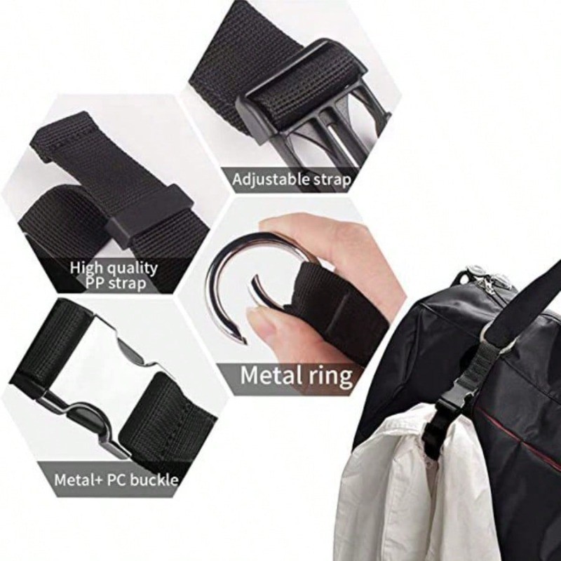1개 조절 가능한 여행용 짐 스트랩, 배낭, 여행 가방 - Luggage Strap Belt 리뷰 및 가격