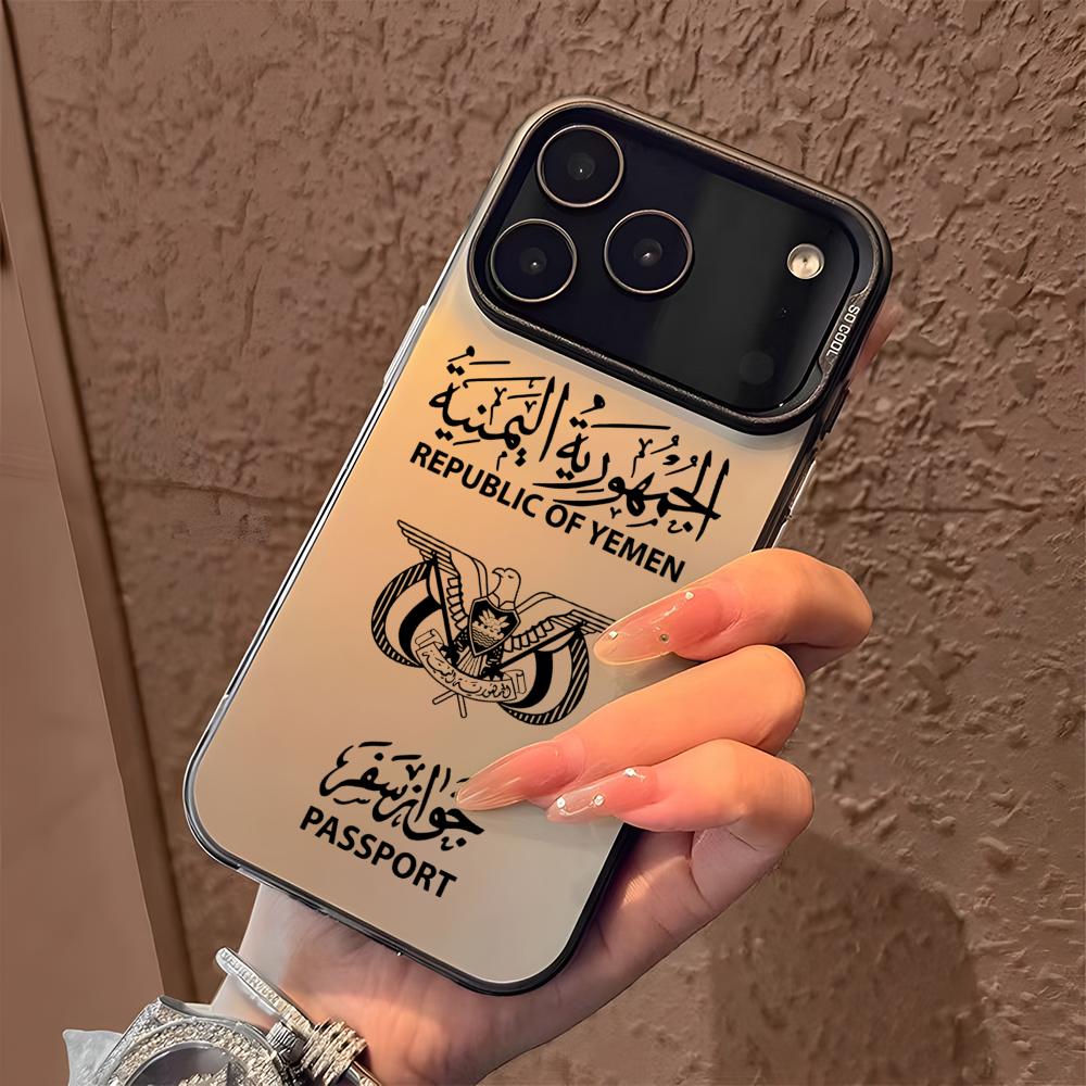 Y-예멘 여권 디자인 아이폰 17 16 15 14 13 - Travel Accessories Iphone 리뷰 및 가격