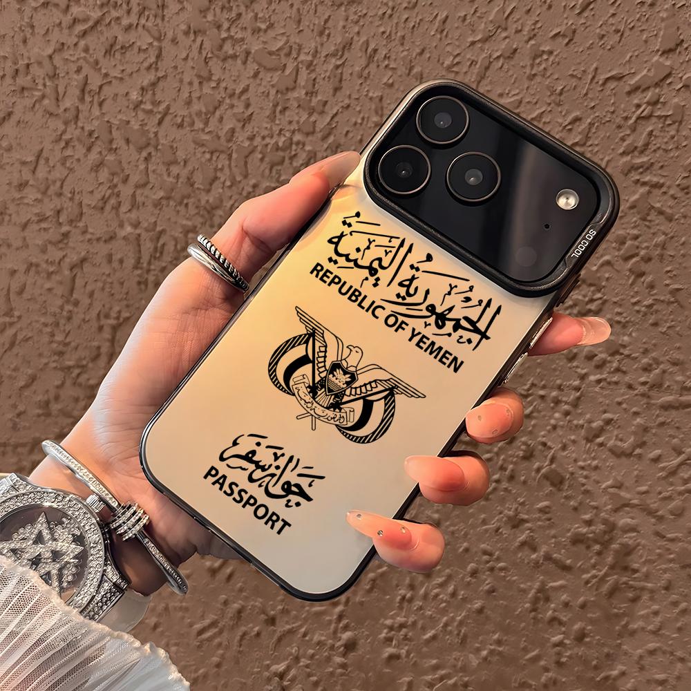 Y-예멘 여권 디자인 아이폰 17 16 15 14 13 - Travel Accessories Iphone 리뷰 및 가격
