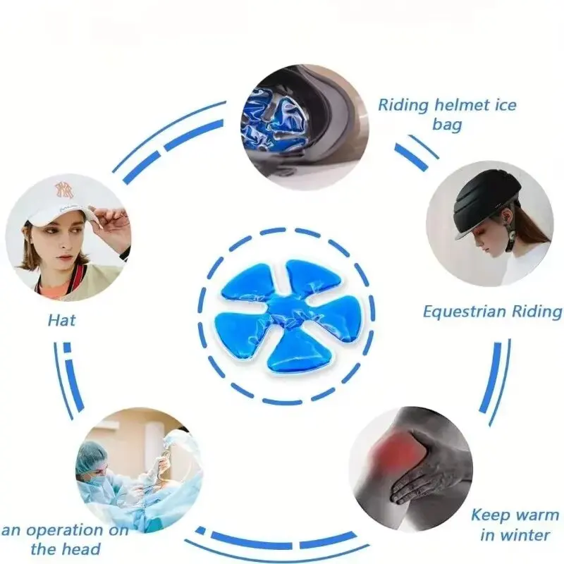 파란색 조절 가능 PVC 젤 아이스팩 재사용 가능 쿨링 - Travel Accessories Kit 리뷰 및 가격