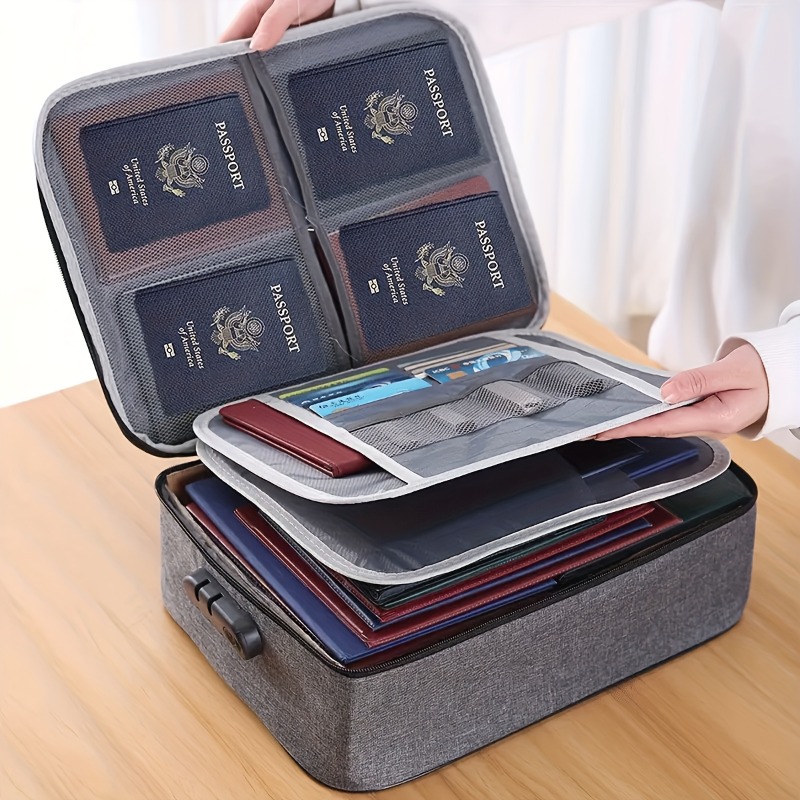 잠금 가능한 파일 보관 가방, 노트북 문서용 콤보 잠금 - Document Organizer Folder 리뷰 및 가격