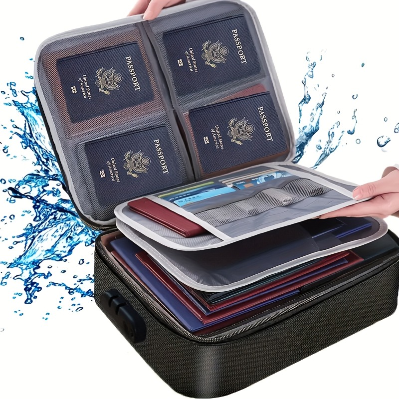 잠금 가능한 파일 보관 가방, 노트북 문서용 콤보 잠금 - Document Organizer Folder 리뷰 및 가격