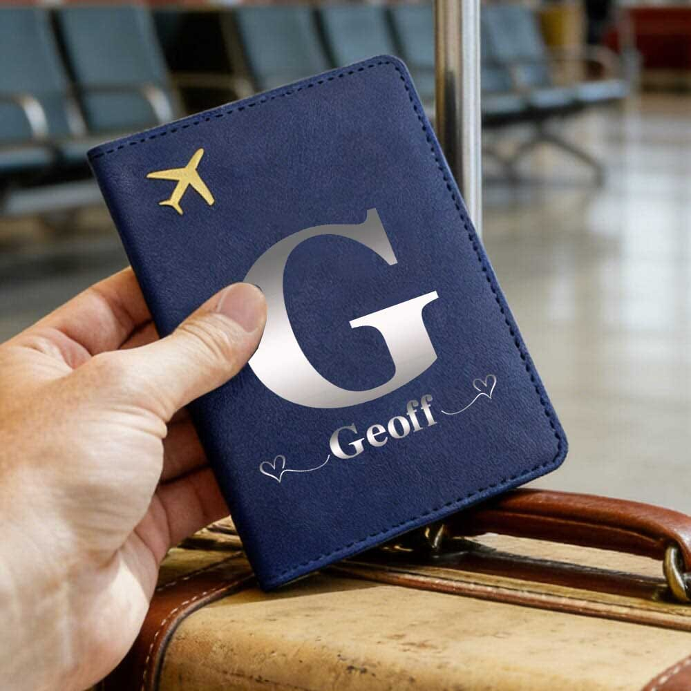 맞춤형 이름 여행용 PU 여권 커버 여권 홀더 RFID - Travel Wallet Slim 리뷰 및 가격