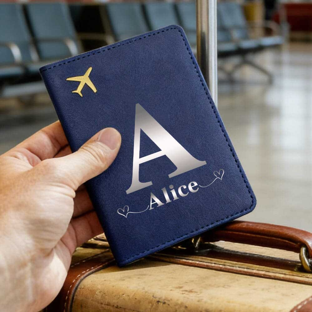 맞춤형 이름 여행용 PU 여권 커버 여권 홀더 RFID - Travel Wallet Slim 리뷰 및 가격