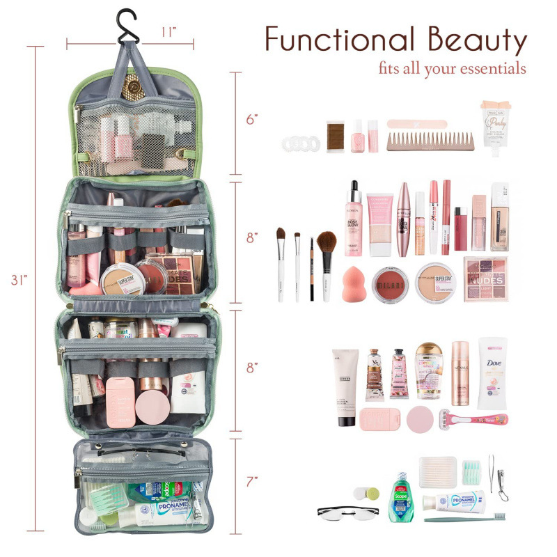 여성용 방수 화장품 가방, 다용도 여행용 화장품 정리함 - Travel Accessories Comfort 리뷰 및 가격