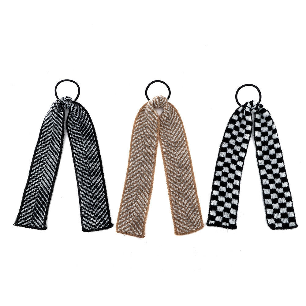 001N 체크 무늬 원사 헤어 밴드 귀여운 머리핀 소녀 - Travel Accessories Kids 리뷰 및 가격