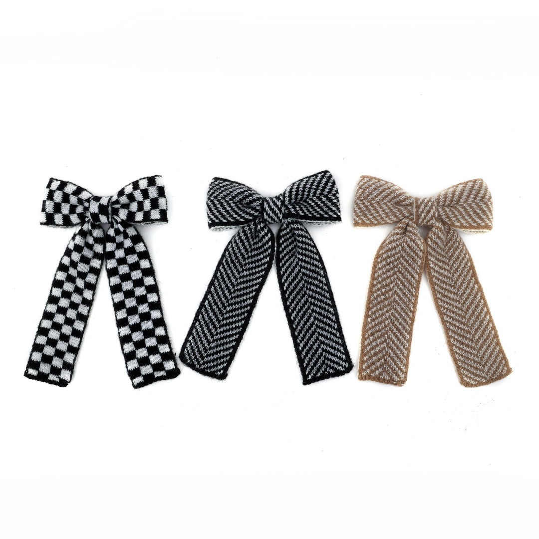 001N 체크 무늬 원사 헤어 밴드 귀여운 머리핀 소녀 - Travel Accessories Kids 리뷰 및 가격