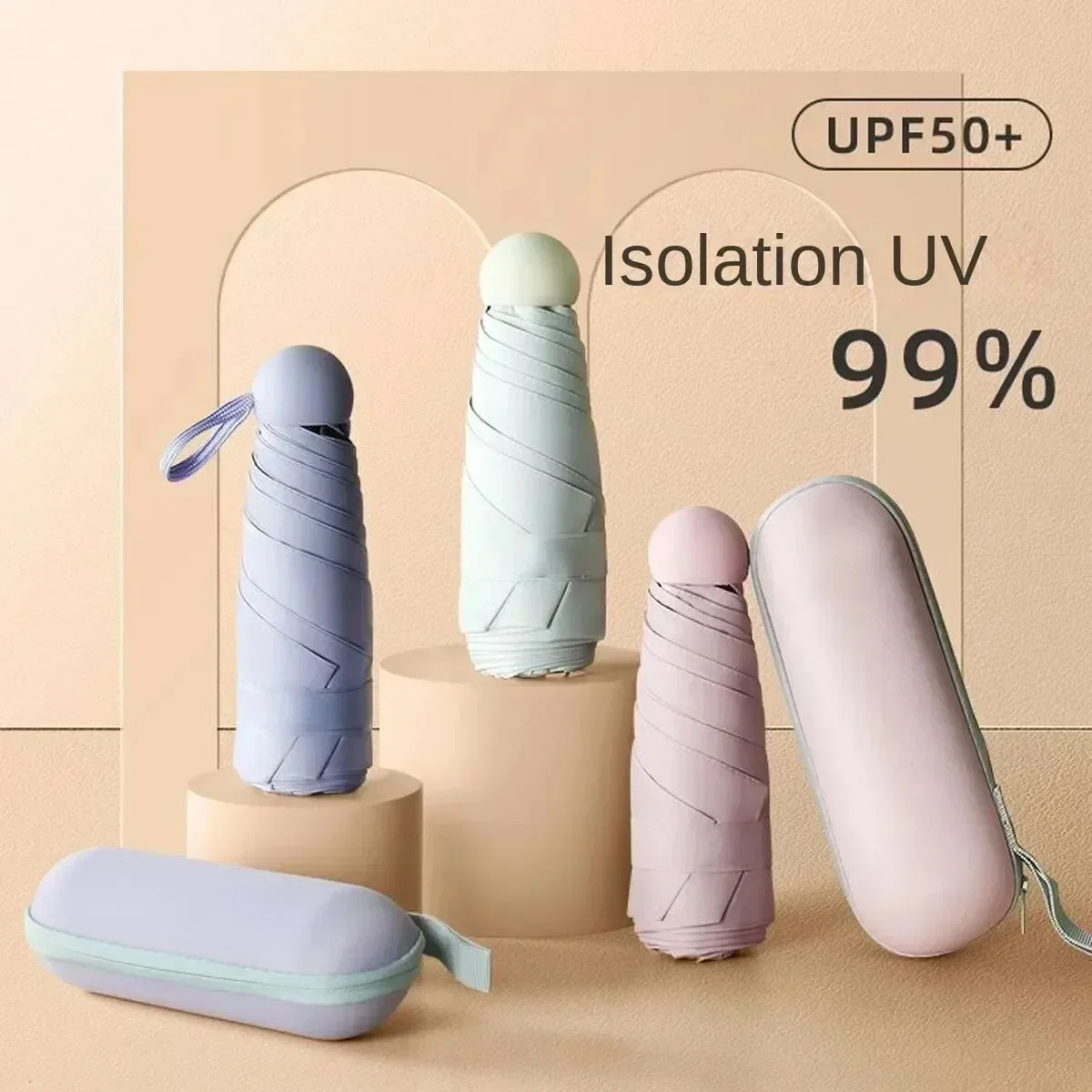 컴팩트 여행용 미니 우산 자외선 차단 우산 5단 초경량 - Travel Umbrella Compact 리뷰 및 가격