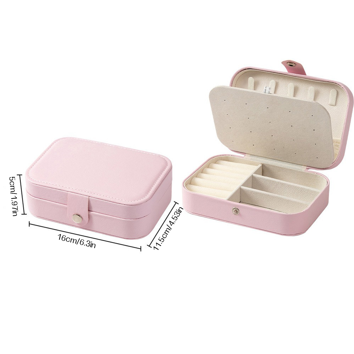새로운 휴대용 다중 수납 벨벳 안감 보석함 - 여행용  - Accessories Travel Jewelry Box 리뷰 및 가격