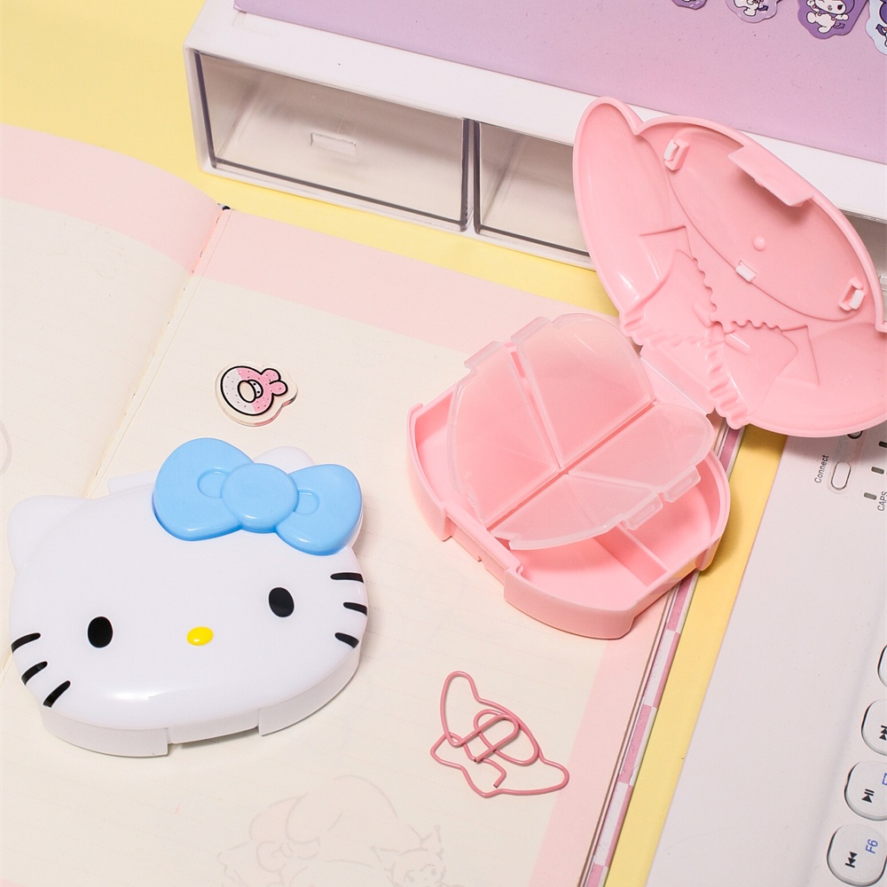 정품 산리오 헬로 키티 마이 멜로디 알약 상자 휴대용  - Travel Accessories Comfort 리뷰 및 가격