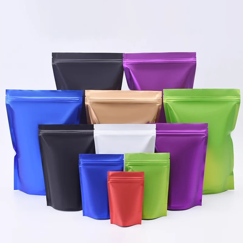 100pcs 사용자 정의 매트 완료 씨앗 포장 가방 플 - Reusable Zip Bag 리뷰 및 가격