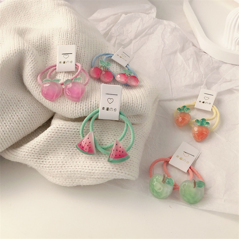어린이 당근 머리끈 5쌍 미끄럼 방지 탄력 머리띠 소녀 - Travel Accessories Kids 리뷰 및 가격