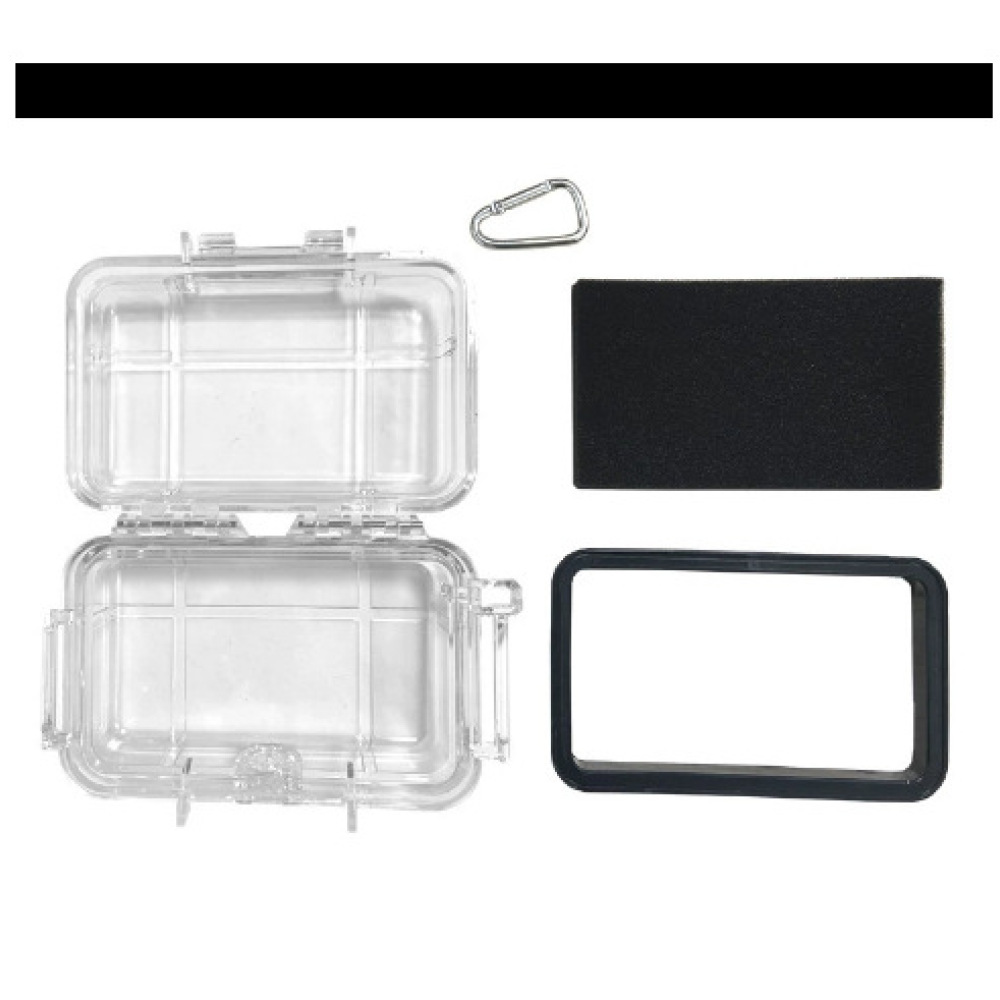 미니 휴대용 방수 보관 상자 폼 라이닝이있는 투명한 충 - Accessories Travel Jewelry Box 리뷰 및 가격