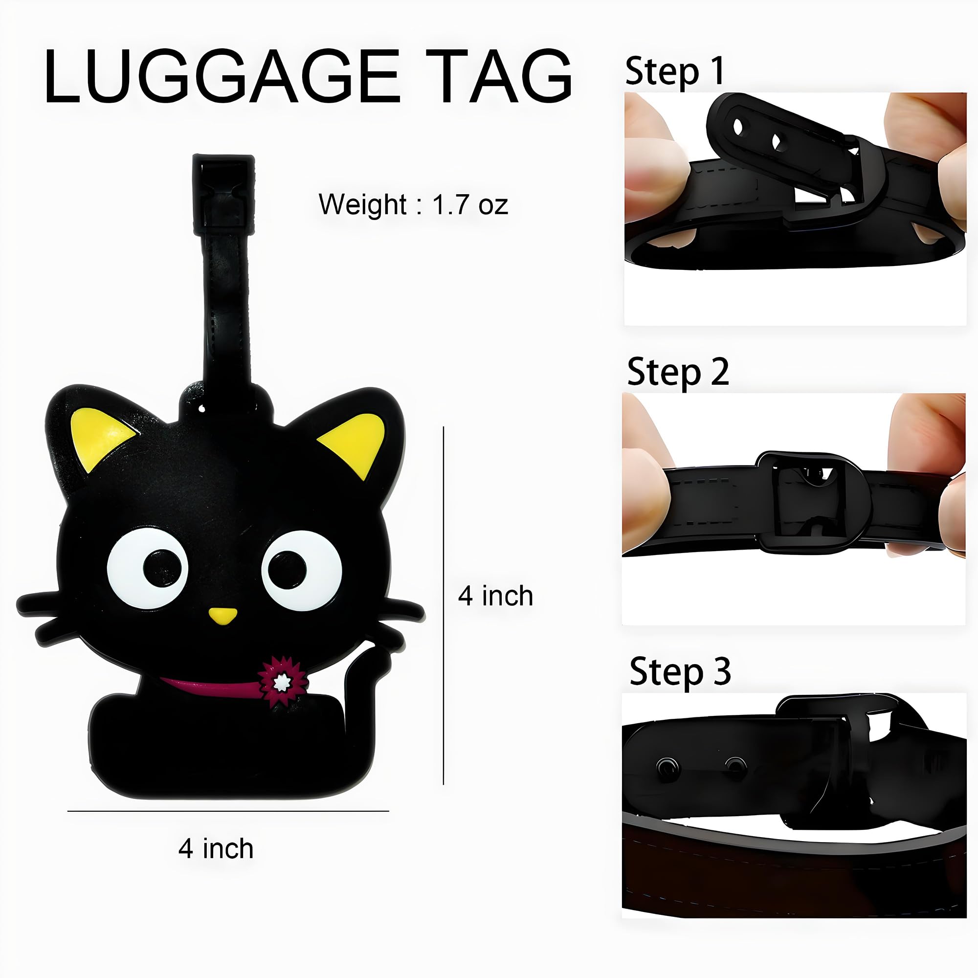 귀여운 동물 수하물 태그 여행용 고양이 강아지 똥 공룡 - Travel Accessories Kids 리뷰 및 가격