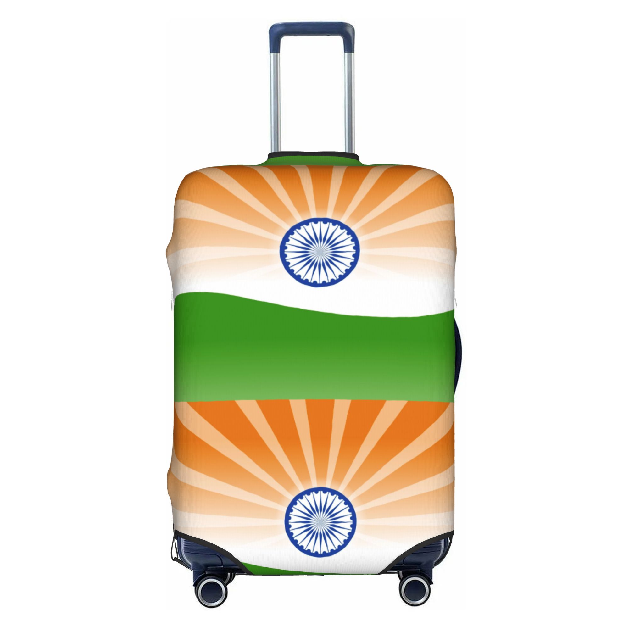 인도 국기 여행용 수하물 커버 탄성 인도 애국적 여행  - Travel Accessories India 리뷰 및 가격