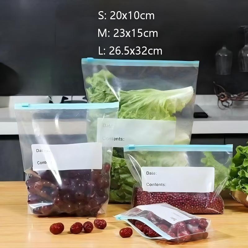 지퍼 잠금 식품 보관 가방, 냉장고용 두꺼운 냉동고 가 - Reusable Zip Bag 리뷰 및 가격