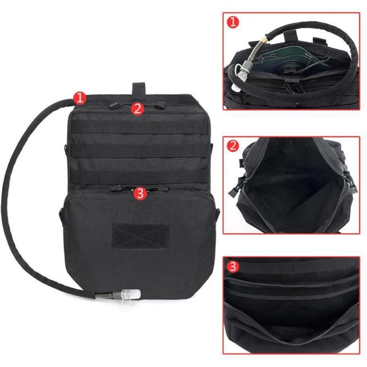 야외 Molle 가방 캠핑 수화 배낭 사냥 장비 조끼, - Hydration Pack Backpack 리뷰 및 가격