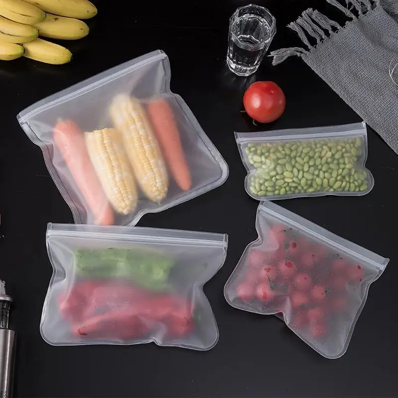 실리콘 식품 보관 용기 재사용 가능한 식품 보관 가방  - Reusable Zip Bag 리뷰 및 가격