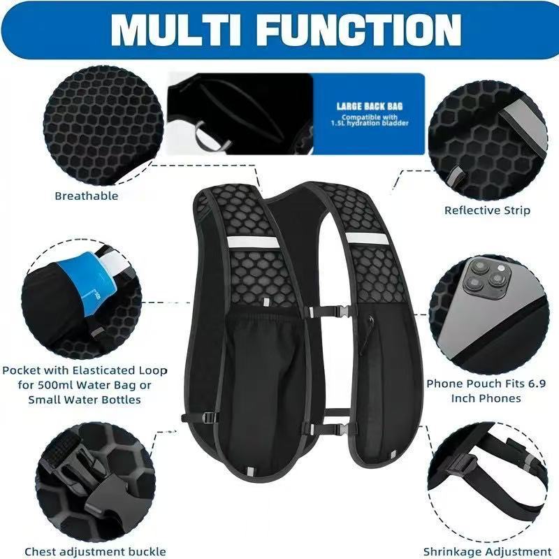 유니섹스 러닝 조끼 방수 통기성 하이킹 사이클링 트레일 - Hydration Pack Backpack 리뷰 및 가격