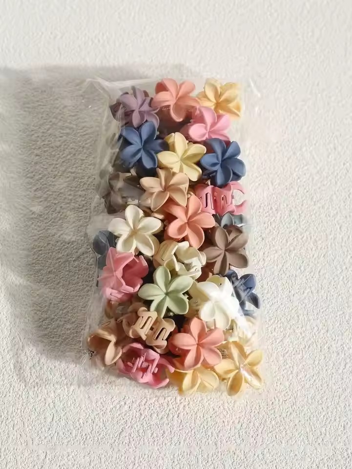 10/15pcs 4cm 헤어 클로 클립 달콤한 색상 혼 - Travel Accessories Kids 리뷰 및 가격