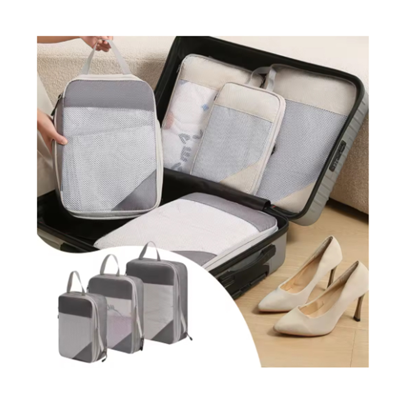 압축 가능한 여행용 수납 가방 세트 3개 방수 여행 가 - Reusable Zip Bag 리뷰 및 가격
