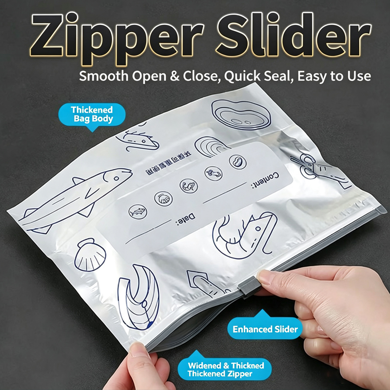 ​ 재사용 가능한 알루미늄 호일 냉동 백, 누수 방지, - Reusable Zip Bag 리뷰 및 가격