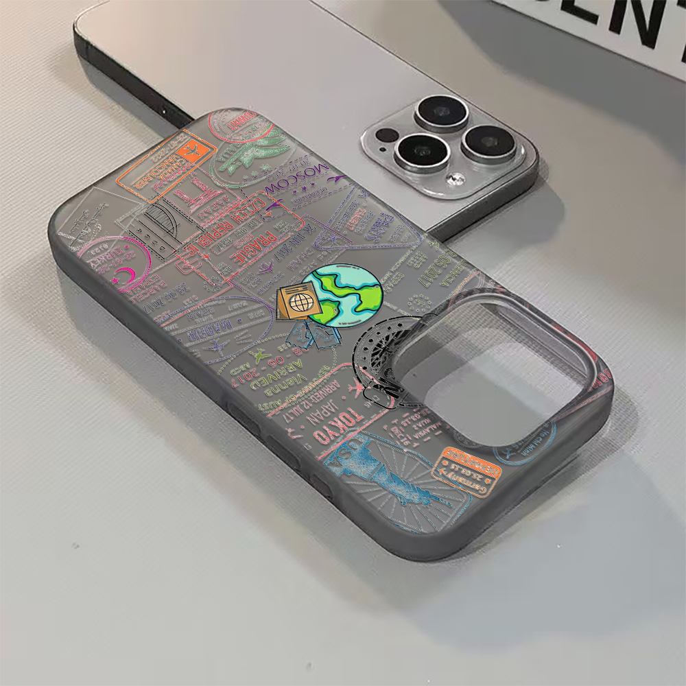 빈티지 여행 여권 스탬프 디자인 아이폰 17 16 15 - Travel Accessories Iphone 리뷰 및 가격