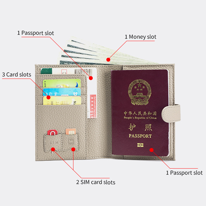 남녀공용 진짜 암소 가죽 여권 거치대 여행 지갑, 지퍼 - Travel Wallet Slim 리뷰 및 가격