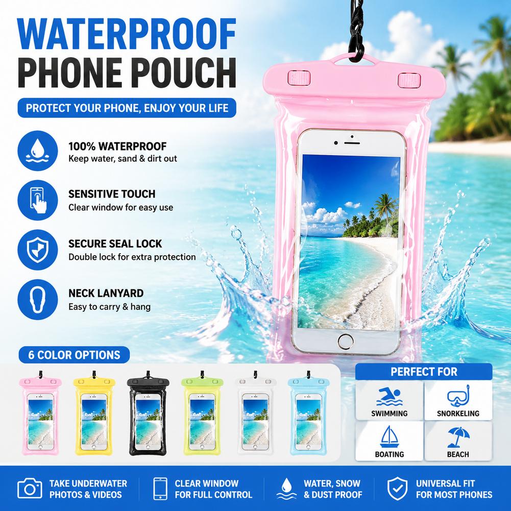 아이폰 스마트폰용 방수 휴대폰 케이스 드라이백 파우치, - Travel Accessories Iphone 리뷰 및 가격