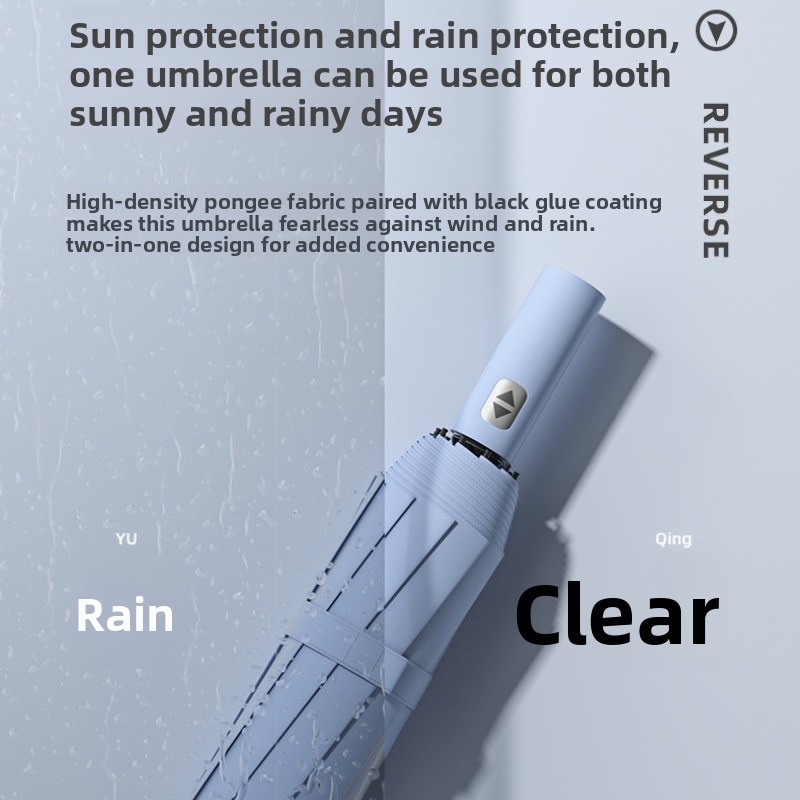 자동 UV 차단 우산 10개 갈비뼈 역방향 접이식 컴팩 - Travel Umbrella Compact 리뷰 및 가격